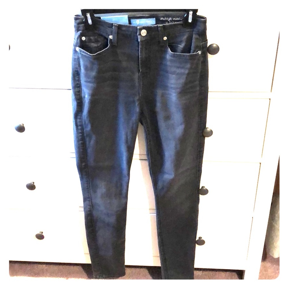 NWT 7ForAllMankind high waist ankle skinny